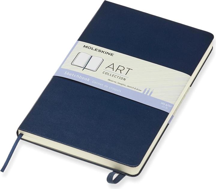 Actual product image Moleskine Sketchbook (A5, Plain, Hardcover)