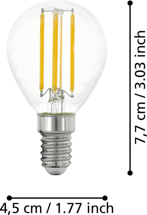 Produktbild EGLO Leuchtmittel (E14, 4 W, 470 lm, 1 x, E)