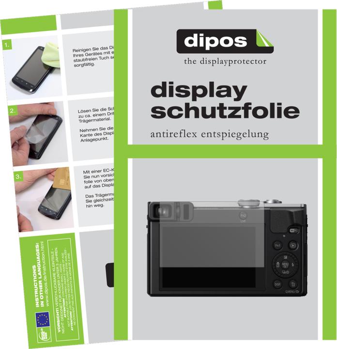 Actual product image Dipos Screen Protector Anti-Glare (Screen protector, Panasonic DMC-TZ71EG-S Lumix)