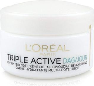 L'Oréal Paris L'Oreal Triple Active Multi-Protective Day Cream 24H Hydration for Normal/Combination Skin 50ml (Körpercreme, 50 ml)