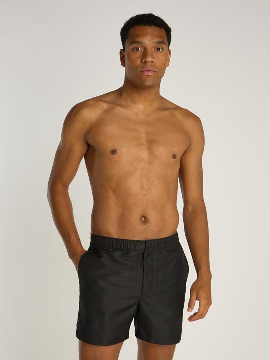 Actual product image Calvin Klein Medium Double Waistband Heren Zwembroek - Zwart - Maat XXL (XXL)