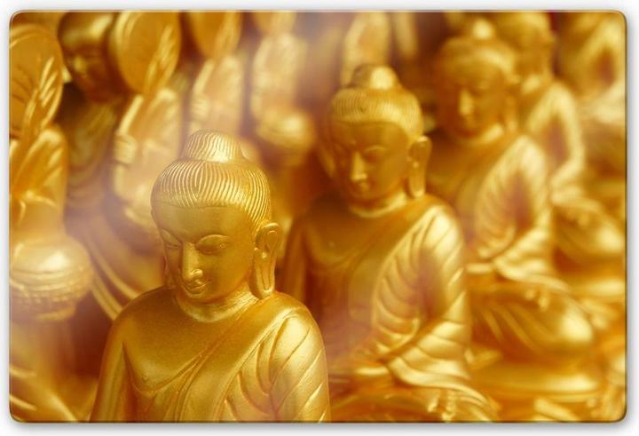 Actual product image Trenddeko Golden Buddha (60 x 40 cm)