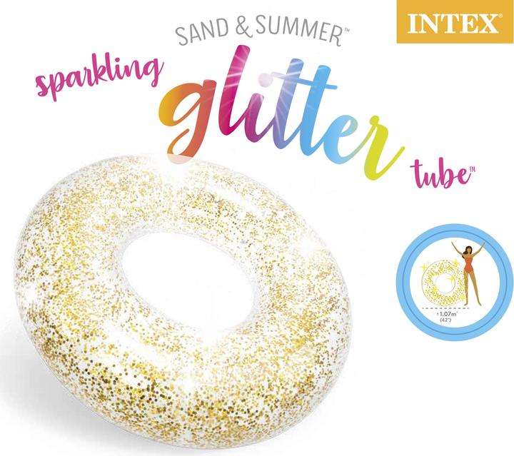 Actual product image Intex glitter tubes