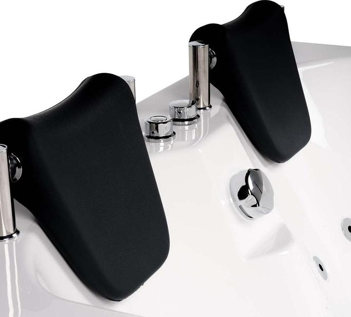 Actual product image Home Deluxe Whirlpool bath 2 persons DOLPHIN (right) - 180x120x65cm (120 cm, 180 cm)