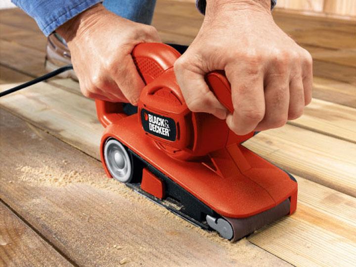 Immagine prodotto Black & Decker Levigatrice a nastro 720W KA86, 75mm x 457mm (Smerigliatrice, 720 W)