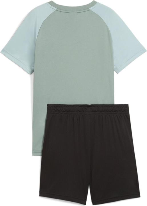 Actual product image Puma ESS No.1 Logo Poly Tee and Shorts Set B (128)