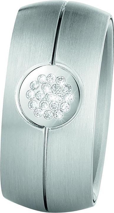 Actual product image Xen Band ring 2-piece with 19 brilliant-cut diamonds 0.095 ct TW/SI (54)