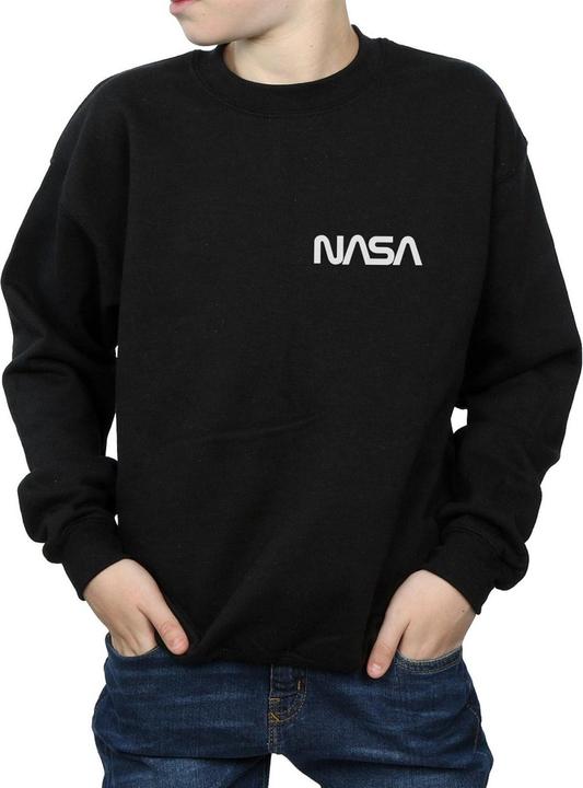 Actual product image Nasa Boys Modern Logo Chest Sweatshirt (152, 158)