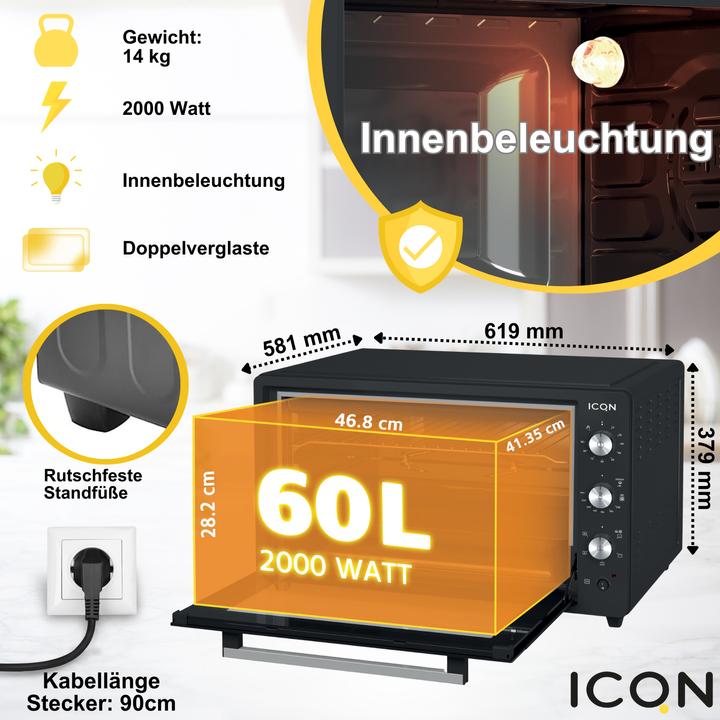 Image du produit Icqn Mini-four