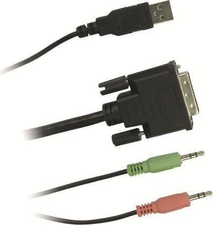 Immagine prodotto Intertech KVM KVM-AS-41DA 4x DVI-I 8x 3pin 3.5mm jack 2x USB