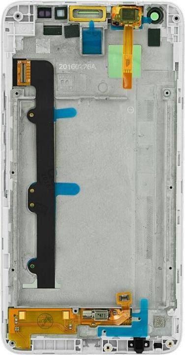 Actual product image OEM Huawei Honor 3X LCD with white frame (Honor 3X G750)
