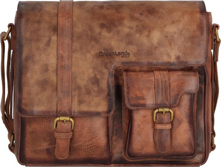 Produktbild Greenland Nature Mascu & Line Umhängetasche Leder 30 cm