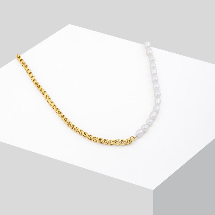 Produktbild Sensora Jewelry Cuban Pearl Halskette (Edelstahl)