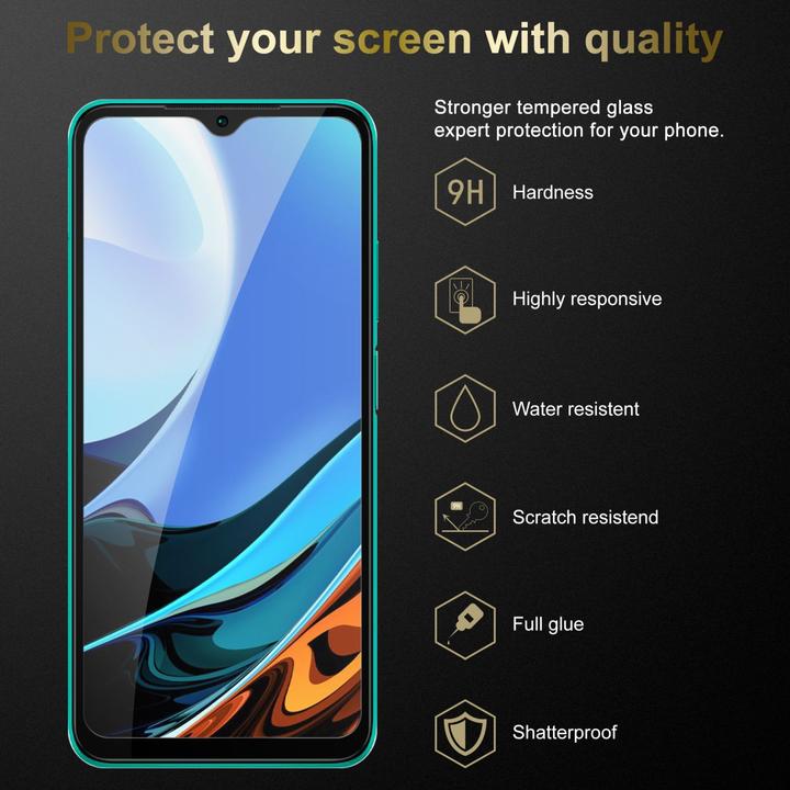Produktbild Cadorabo Vollbild Displayschutzglas (1 Stück, Xiaomi Redmi 9T)