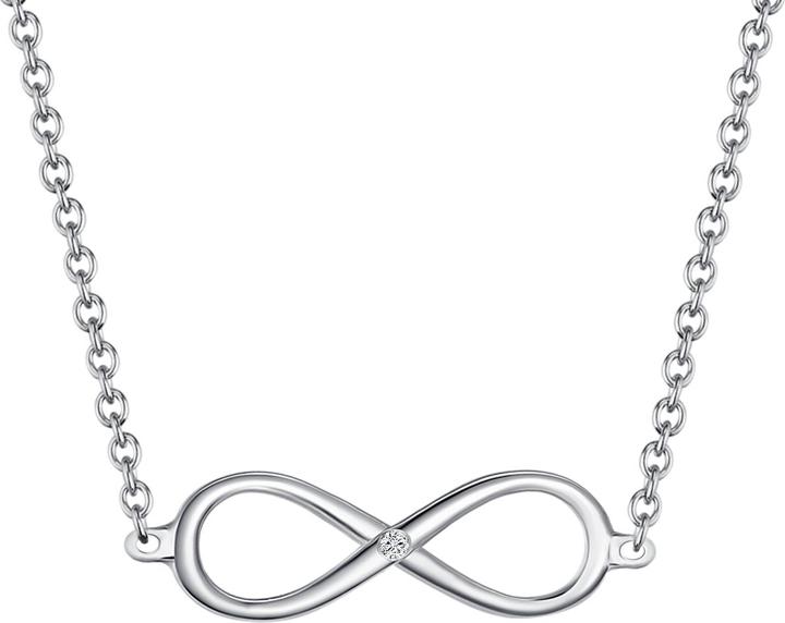 Lulu & Jane Infinity Sterling Silber Diamant silber - 33244 (Sterling Silber, 50 cm)