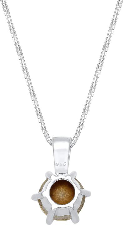 Produktbild Elli Halskette Panzerkette Basic Kristalle 925 Silber (925er Sterling Silber, Glaskristall)