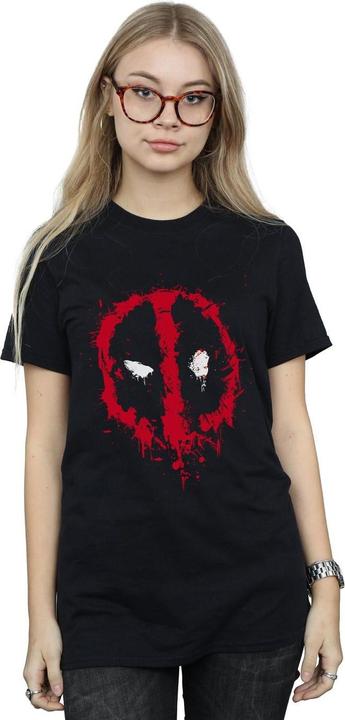 Immagine prodotto Deadpool Splat Face Maglietta Ampia Donna (3XL)