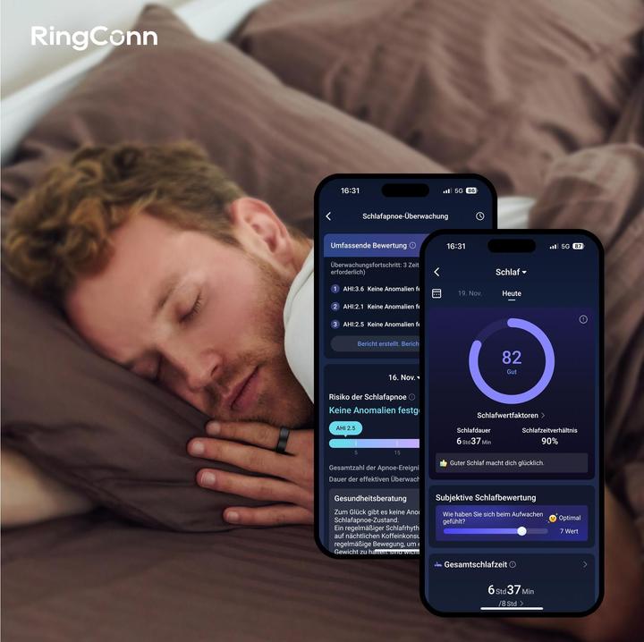 Productafbeelding RingConn Smart Ring (Gen2) (11, Zilver)