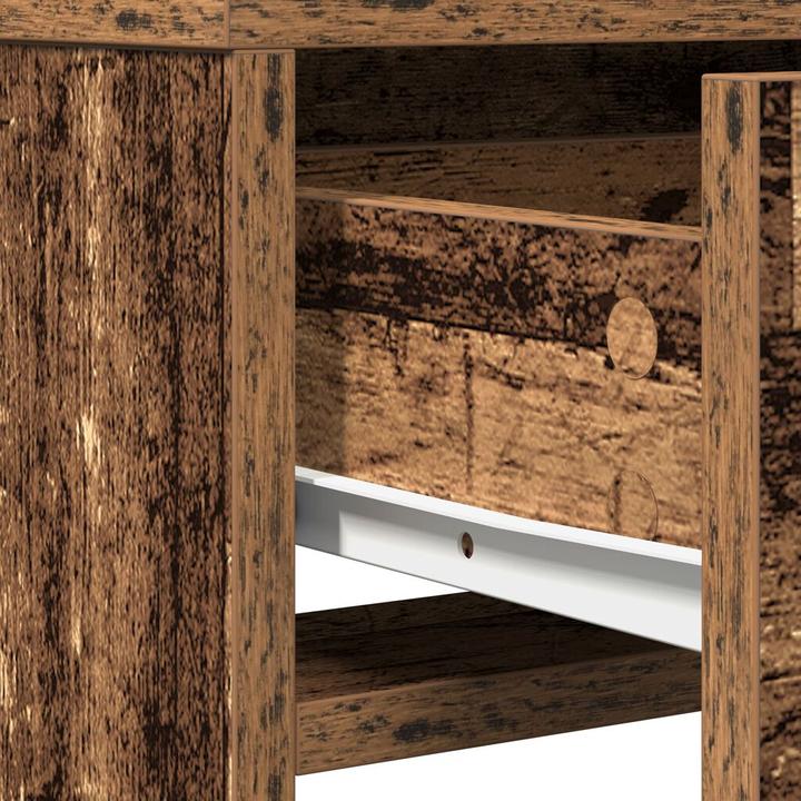 Produktbild VidaXL Schminktisch mit Schubladen aus altem Holz 50x41x140 cm