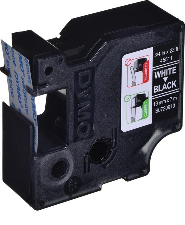 Actual product image Dymo S0720910 Standard tape (1.90 cm, Black)
