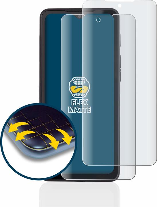 Actual product image BROTECT Full-Cover Protector Matte (2 Piece, Cat S75)