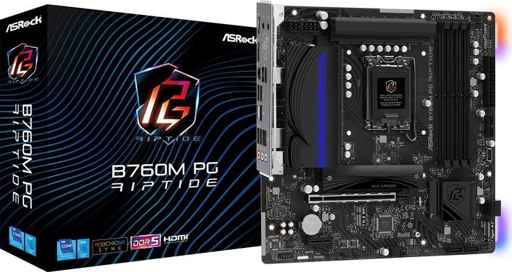 Produktbild AsRock B760M Phantom Gaming Riptide (LGA 1700, Intel B760, mATX)