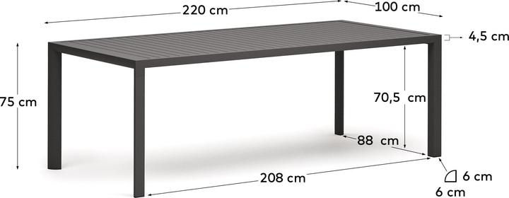 Actual product image Kave Home Culip (220 cm)