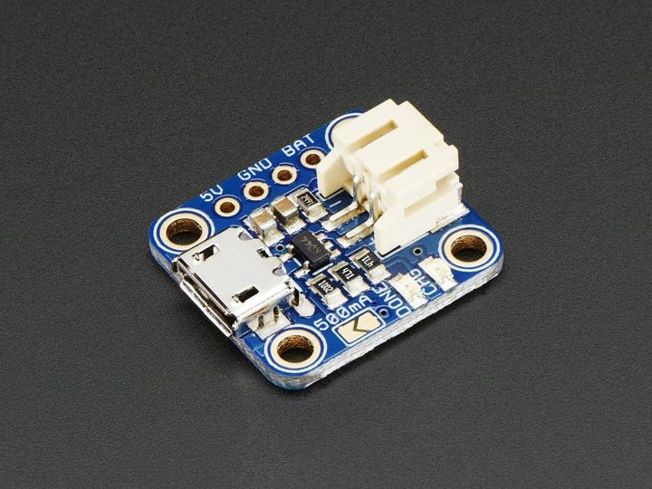 Produktbild Adafruit Micro Lipo w/MicroUSB LiIon/LiPoly (Batteriefach, Diverse)