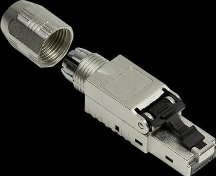 Immagine prodotto LogiLink Connettore cablato in campo, Cat.6A, schermato, testato MPTL (Connettore del cavo di rete)
