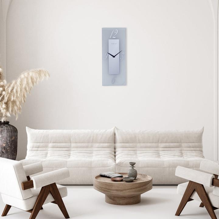 Produktbild Nextime Wanduhr Dali Transparent/Weiss