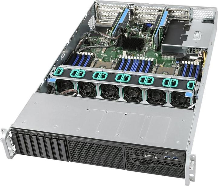 Actual product image Intel Server Barebone R2208WFQZSR S2600WFQR PSU 2x PCIe ricer card bracket -slot PCI ri