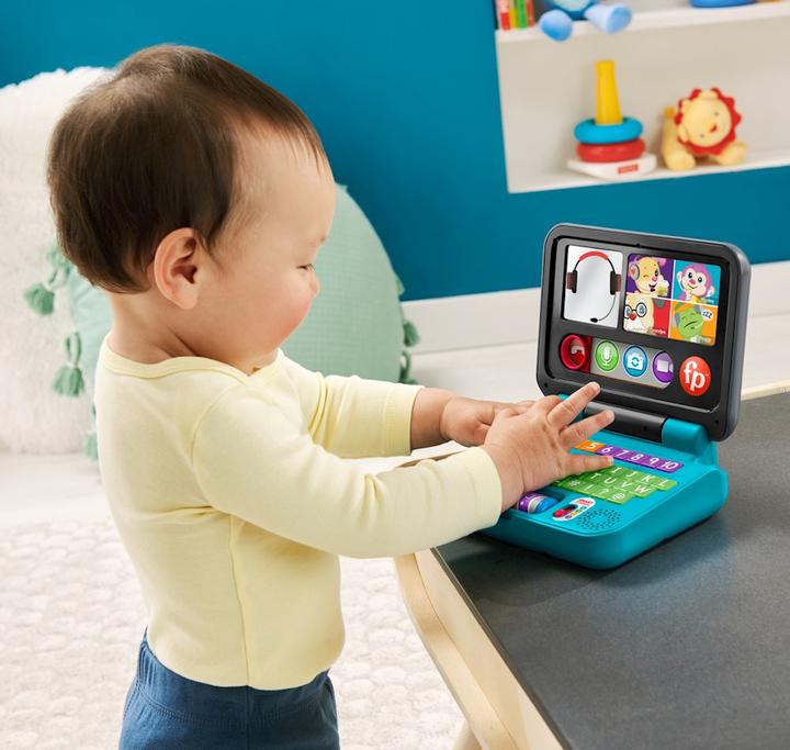 Actual product image Fisher-Price Laugh & Learn® Let's Connect™ Laptop (German, English)