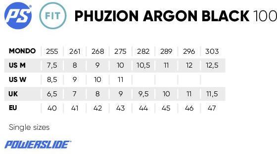 Actual product image Powerslide PHUZION SKATES Argon (46)