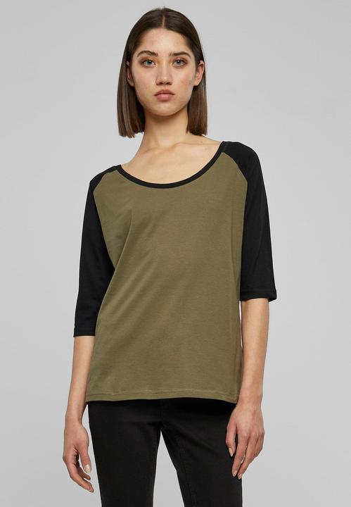 Produktbild Urban Classics Ladies 3/4 Contrast Raglan Tee (L)