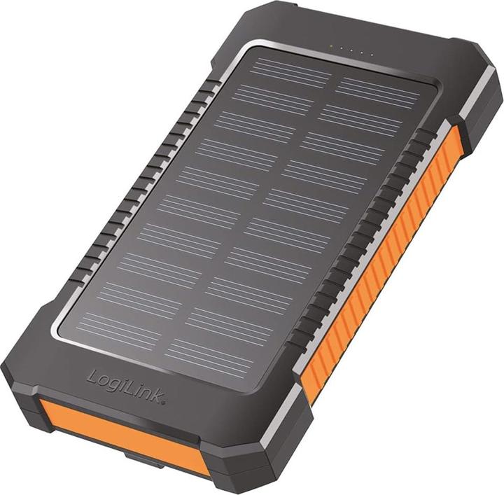 Immagine prodotto LogiLink Banca di energia solare (8000 mAh, 10 W, 29.60 Wh)