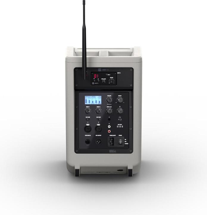Actual product image LD Systems ANNY® 8 HHD B8 G - Portable Bluetooth® PA speaker with rechargeable battery, mixer and 1x wireless (Active)