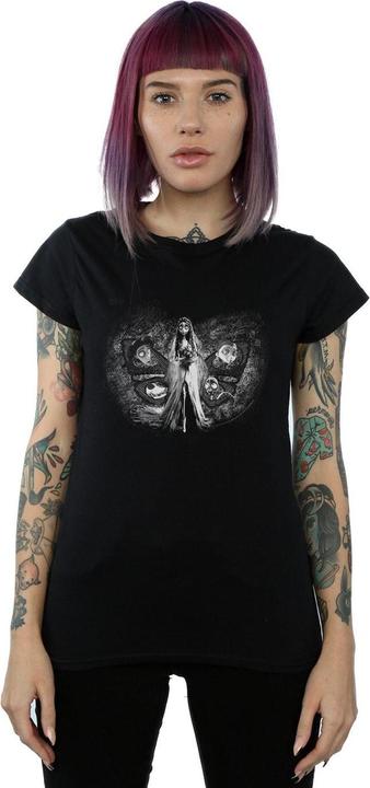 Actual product image Corpse Bride Womens/Ladies Love Triangle Cotton T-Shirt (XXL)