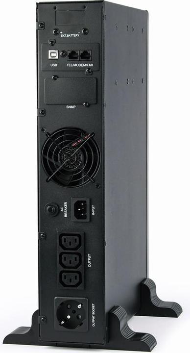 Actual product image Energenie EG-UPSRACK-10 Rack UPS, 1000 VA, black (1000 VA, 800 W, Line-interactive UPS)