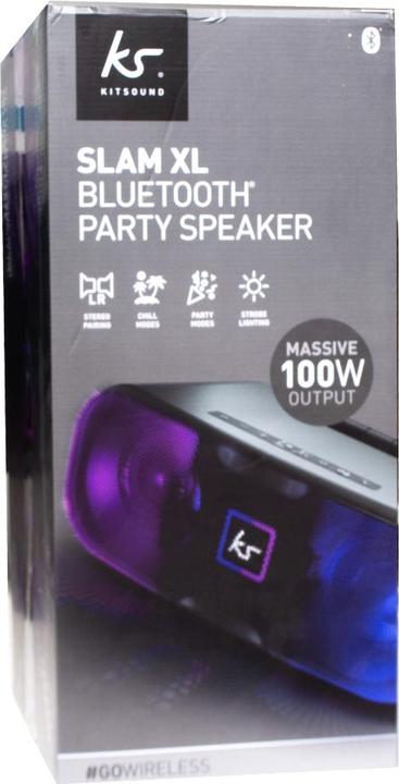 Produktbild KitSound Lautsprecher Slam XL Bluetooth (Netzbetrieb)