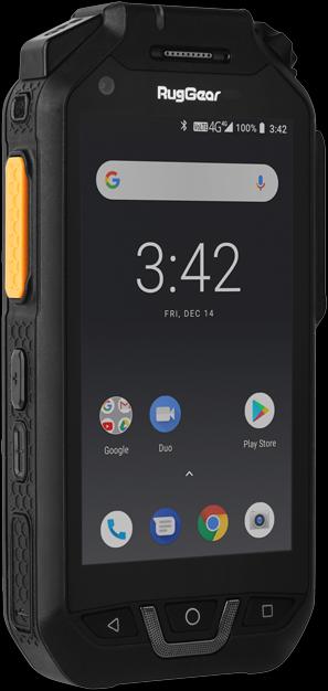 Rug Gear RG725 (16 GB, Black, 4", Dual SIM, 5 Mpx, 4G)