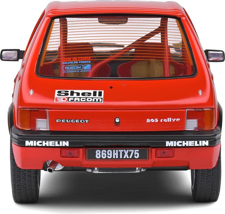 Actual product image Solido 1:18 Peugeot 205 PTS red #26