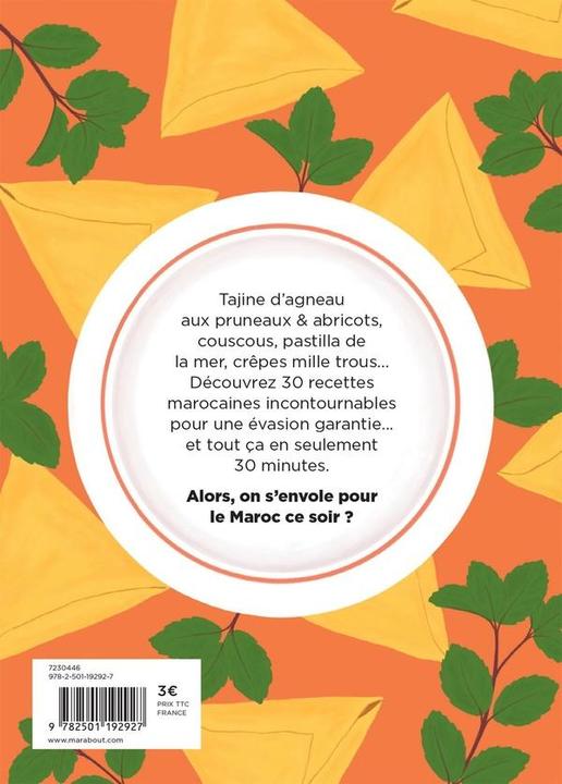 Immagine prodotto Un dîner au Maroc : prêt en 30 minutes (Francese, Aissaoui Yasmine, 2025)