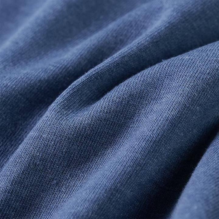 Image du produit VidaXL T-shirt manches longues enfant Bleu Mélange 128,Matière : 60 (128)