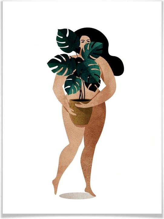 Image du produit Trenddeko La femme nue (30 x 40 cm)