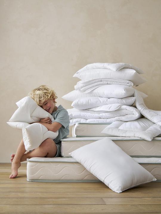 Produktbild Vertbaudet Weiches Kinder Mikrofaser-Kopfkissen mit Sanitized-Ausrüstung (50 x 70 cm, 60 x 60 cm, 40 x 60 cm, 35 x 45 cm)