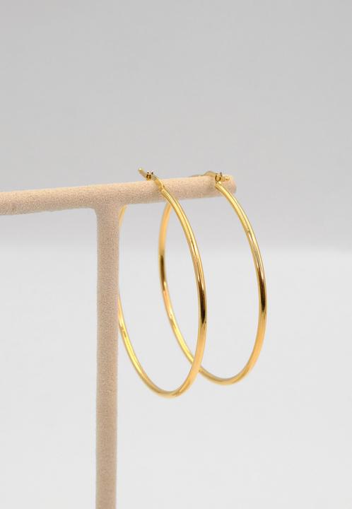 Produktbild Muau Creolen (750/18K Gelbgold)