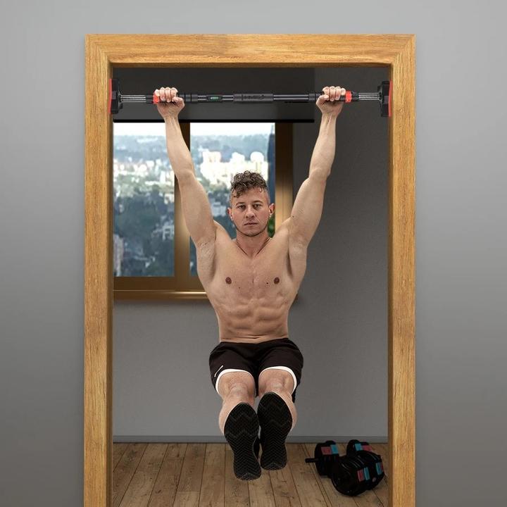 Actual product image HMS DD401 DOOR GYM BAR 98-133 CM