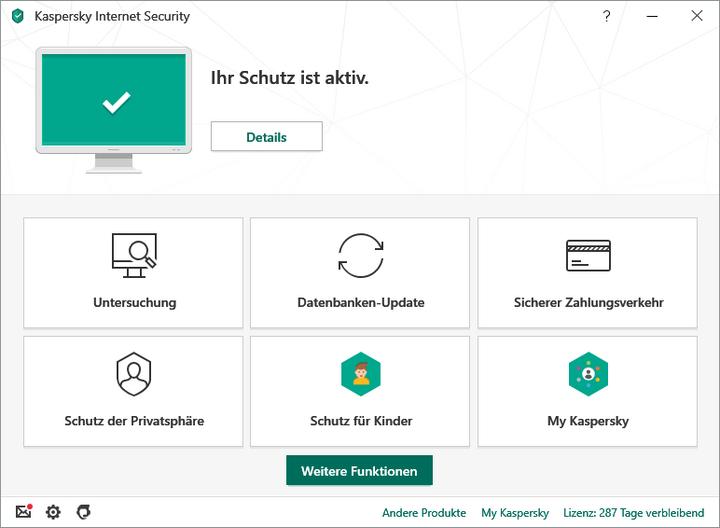 Produktbild Kaspersky Internet Security Update (5 User, 12 Monate)
