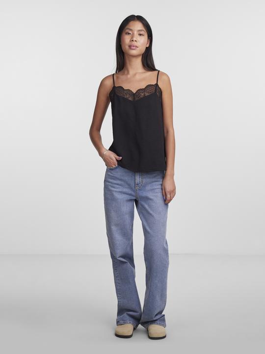 Actual product image Pieces Pctiffany Strap Lace Top Wvn Noos Bc (XS)