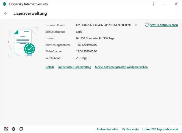 Produktbild Kaspersky Internet Security Update (5 User, 12 Monate)